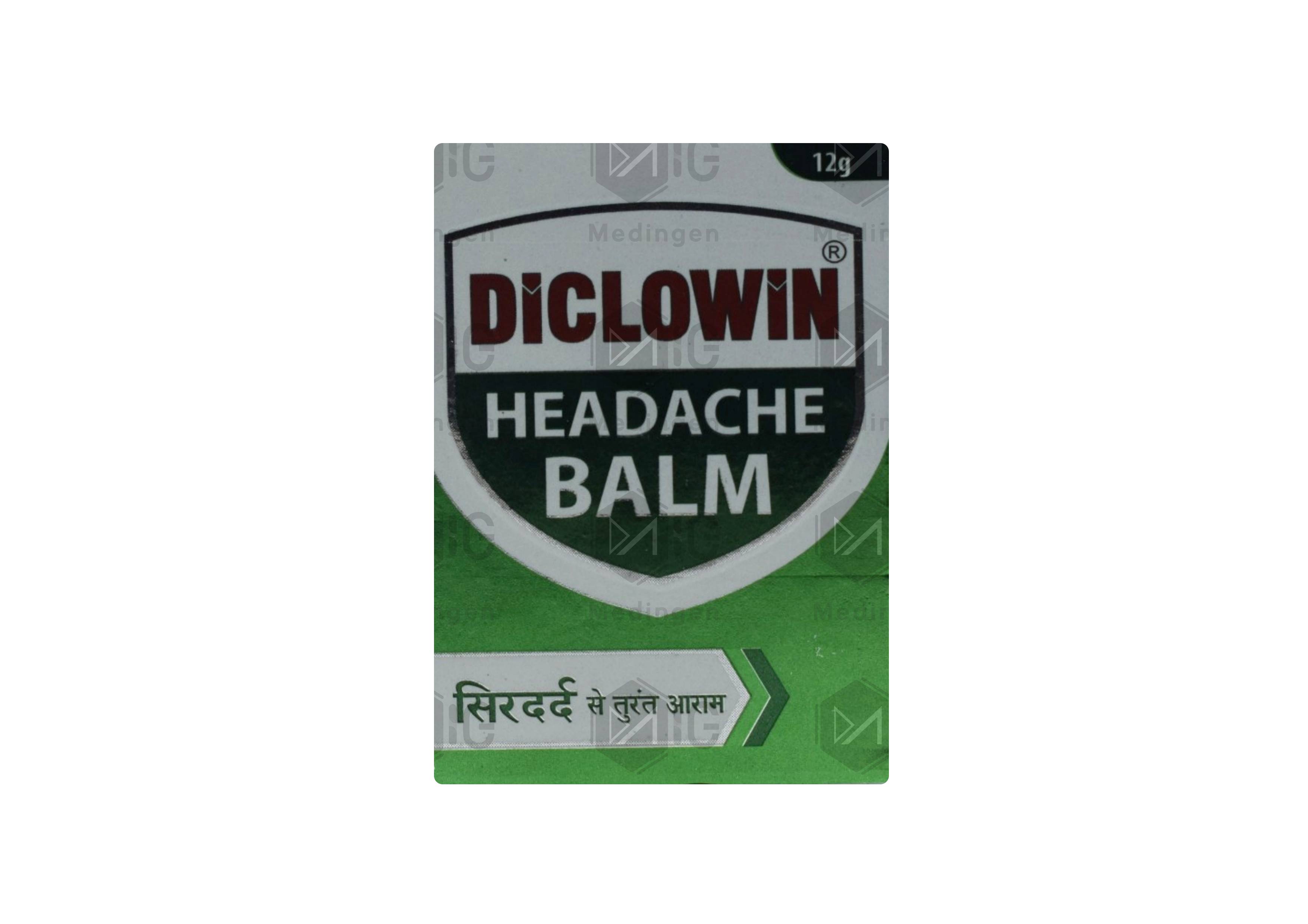 DICLOWIN HEADACHE BALM 